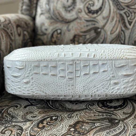 Brahmin Sugar Whiteish Johanna Handbag Hobo Style NWT - Picture 5 of 12